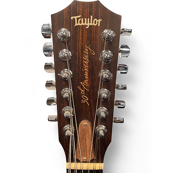 Used Taylor 455-CE-L30 Natural 12 String Acoustic Electric Guitar