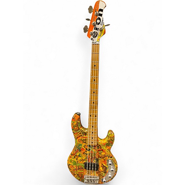Used Ernie Ball Music Man Stingray Short Scale Garbage pail kids Electric Bass Guitar