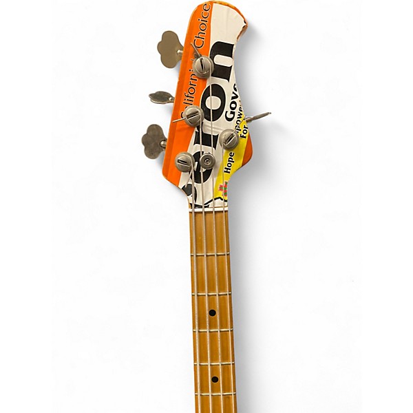 Used Ernie Ball Music Man Stingray Short Scale Garbage pail kids Electric Bass Guitar