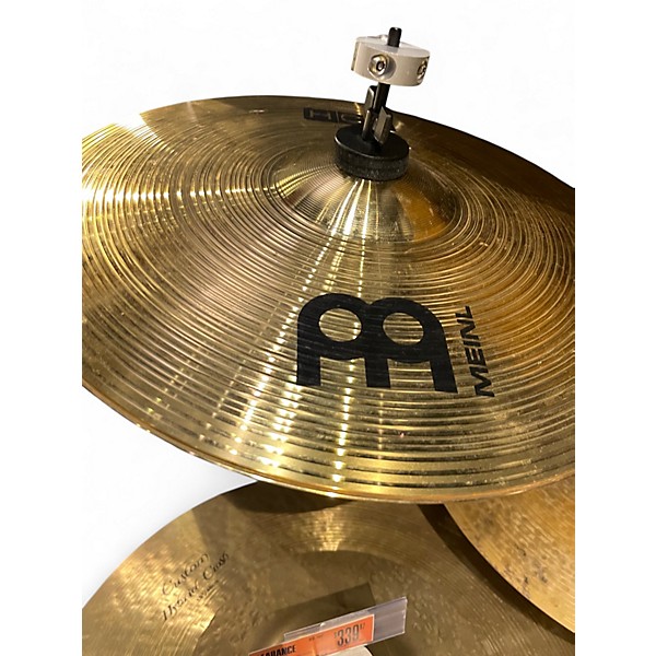 Used MEINL 13in HCS Hi Hat Pair Cymbal