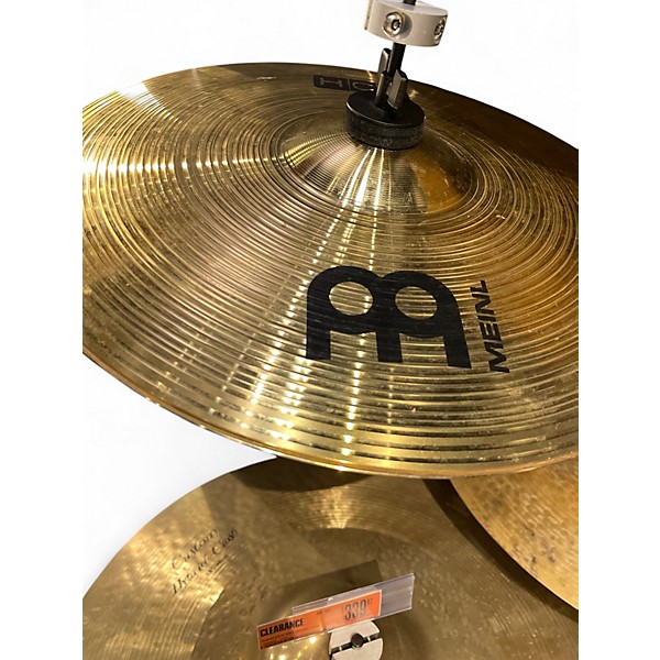 Used MEINL 13in HCS Hi Hat Pair Cymbal