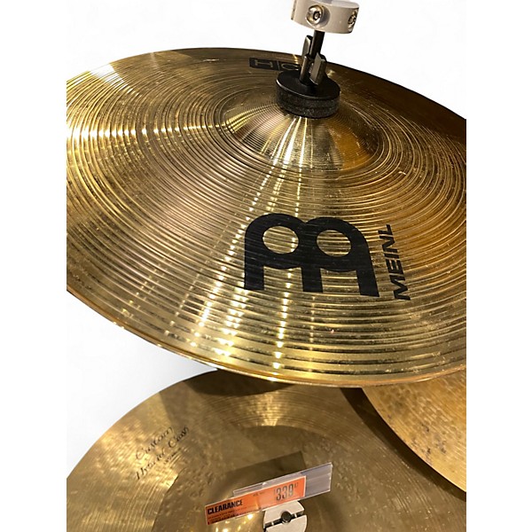 Used MEINL 13in HCS Hi Hat Pair Cymbal