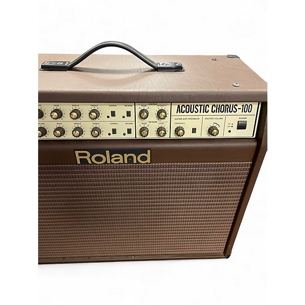 Used Roland acoustic chorus 100 Acoustic Guitar Combo Amp