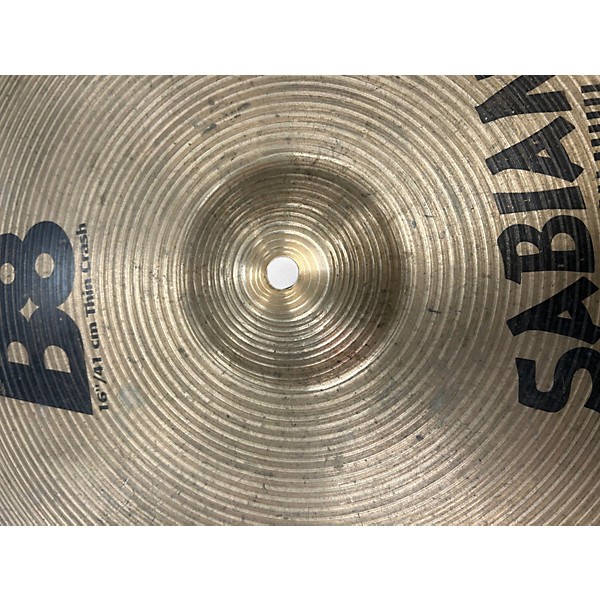 Used SABIAN 16in B8 Crash Cymbal
