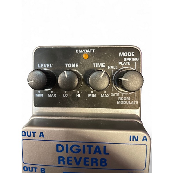 Used Behringer DR600 Digital Stereo Reverb Effect Pedal