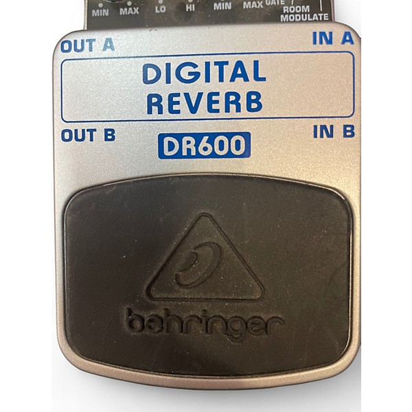 Used Behringer DR600 Digital Stereo Reverb Effect Pedal