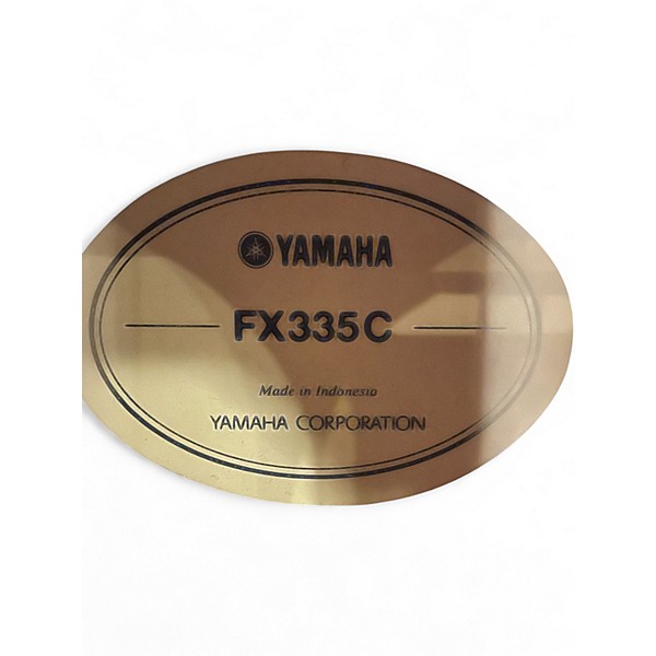 Used Yamaha FX335C Natural Acoustic Electric Guitar