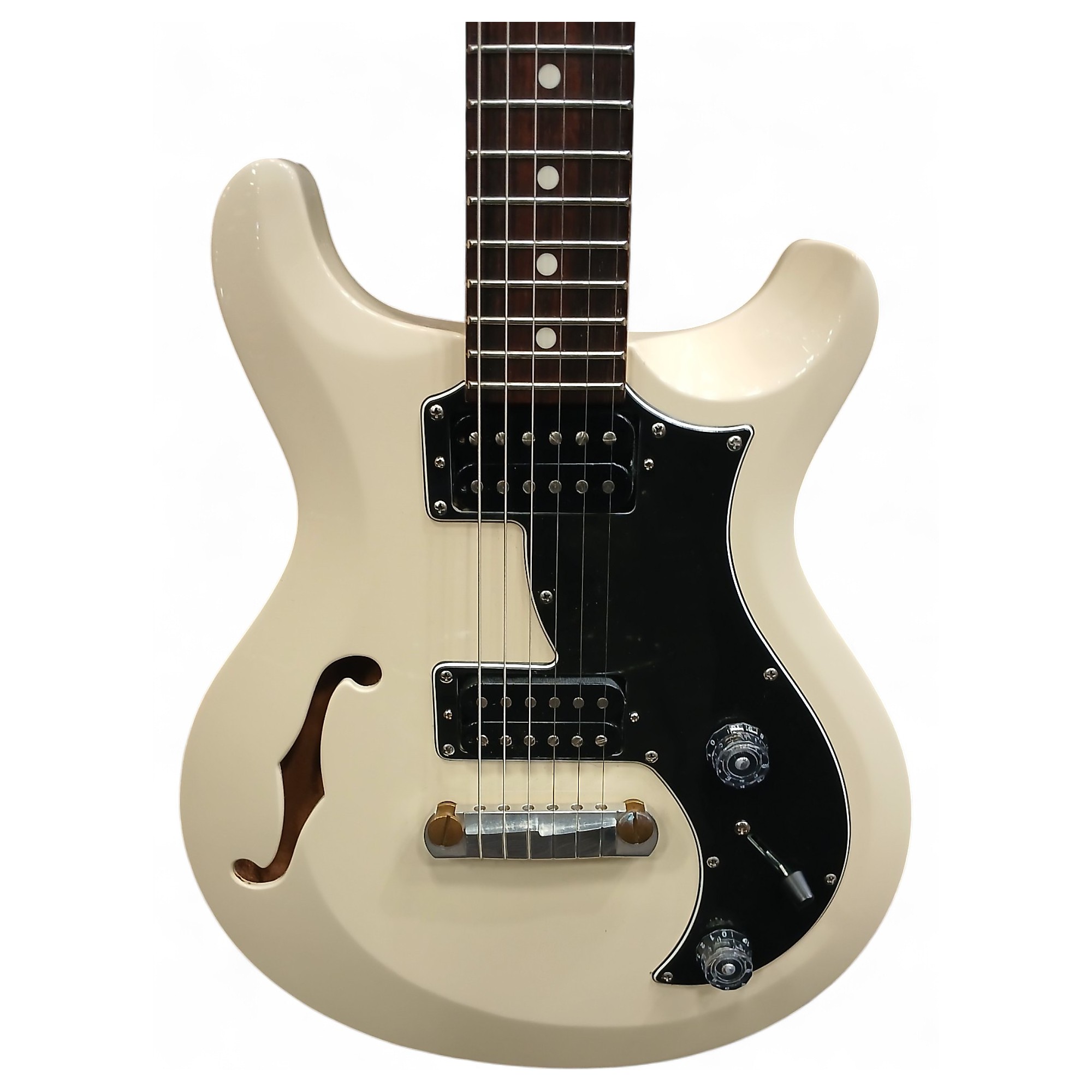 Used PRS S2 Mira Vintage White Solid Body Electric Guitar Vintage