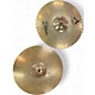 Used Zildjian 14in A Custom Mastersound Hi Hat Pair Cymbal
