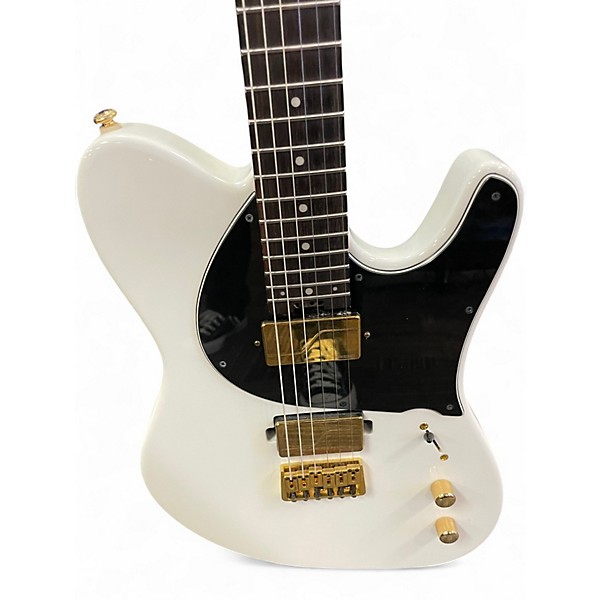 Used Balaguer THICKETT White Solid Body Electric Guitar