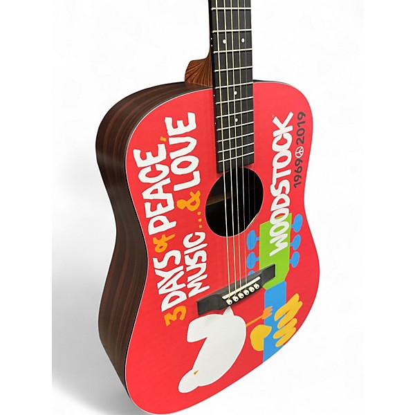 Used 2019 Martin DX Woodstock 50TH Anniversary Acoustic Electric Guitar