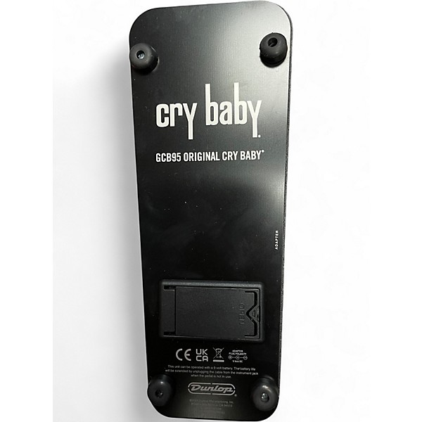 Used Dunlop GCB95 Original Crybaby Wah Effect Pedal