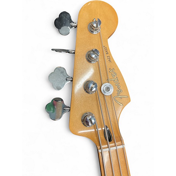 Used Fender Player II Jazz Bass Plus Top Blue Burst Electric Bass Guitar