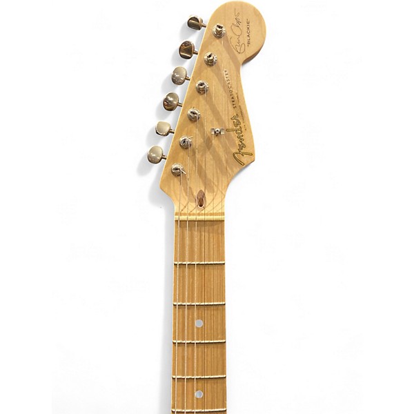 Used Fender Artist Series Eric Clapton Stratocaster Black Solid Body Electric Guitar