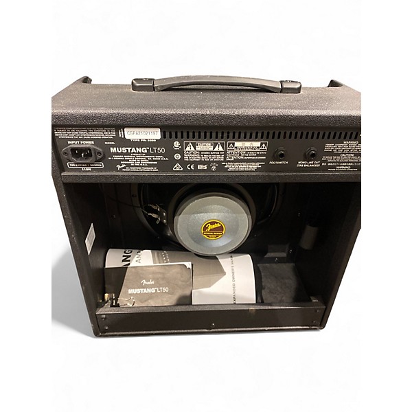 Used Fender Mustang LT50 50W 1x12 Guitar Combo Amp