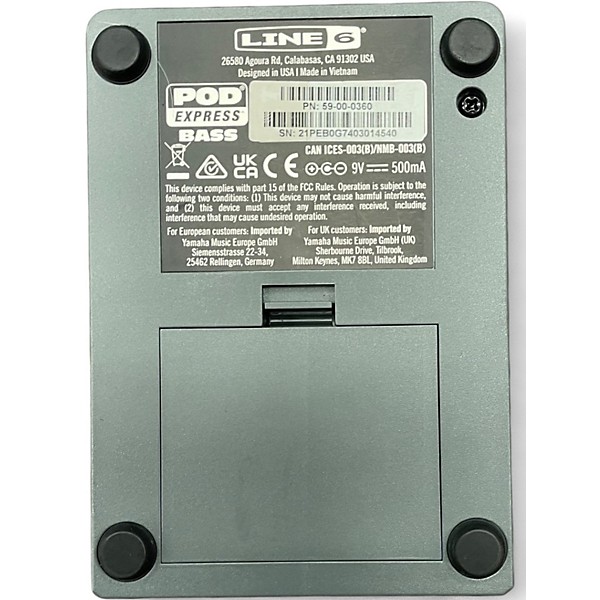 Used Line 6 POD EXPRESS BASS Effect Processor