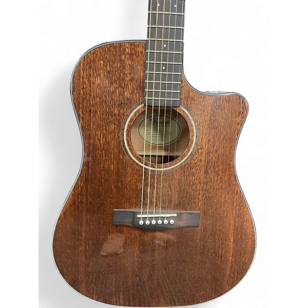 Used Fender CD60CE Mahogany Mahogany Acoustic Electric Guitar