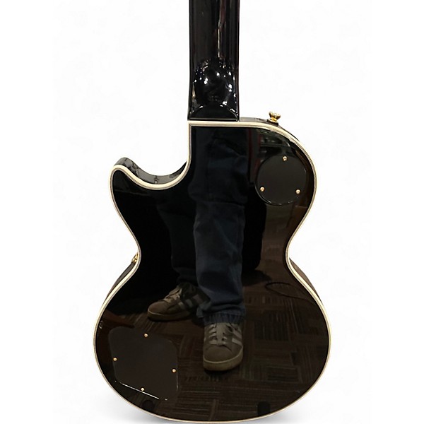 Used Epiphone Les Paul Custom Black Solid Body Electric Guitar