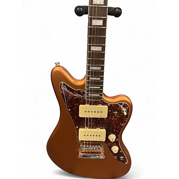 Used Harley Benton ja-25 25th anniversary Copper Solid Body Electric Guitar