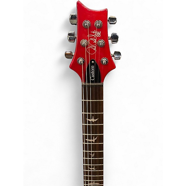 Used PRS SE Custom 24 charcoal cherry burst Solid Body Electric Guitar