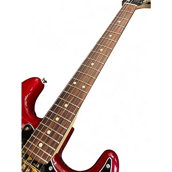 Used 2019 Fender Blacktop Stratocaster HH Trans Red Solid Body Electric Guitar