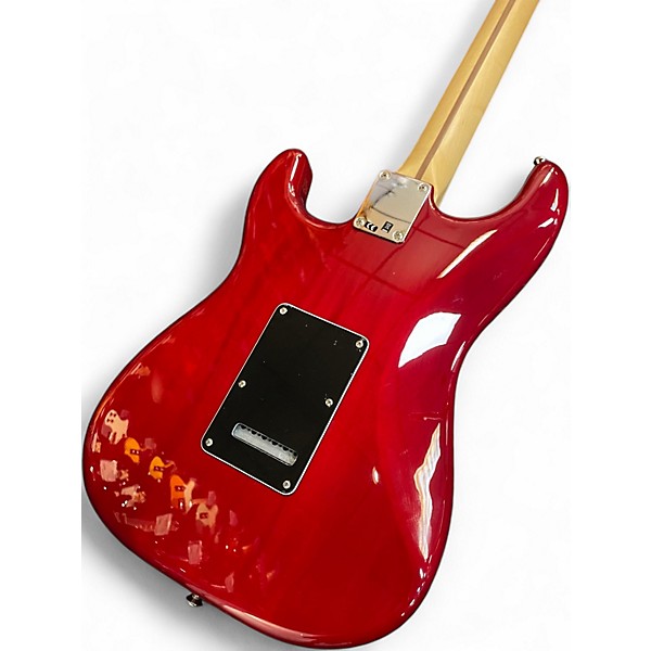 Used 2019 Fender Blacktop Stratocaster HH Trans Red Solid Body Electric Guitar