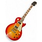 Used 2018 Epiphone Les Paul Standard Pro Cherry Sunburst Solid Body Electric Guitar