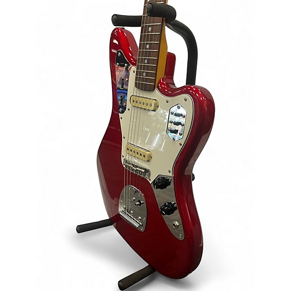 Used 1996 Fender Jaguar Dakota Red Solid Body Electric Guitar