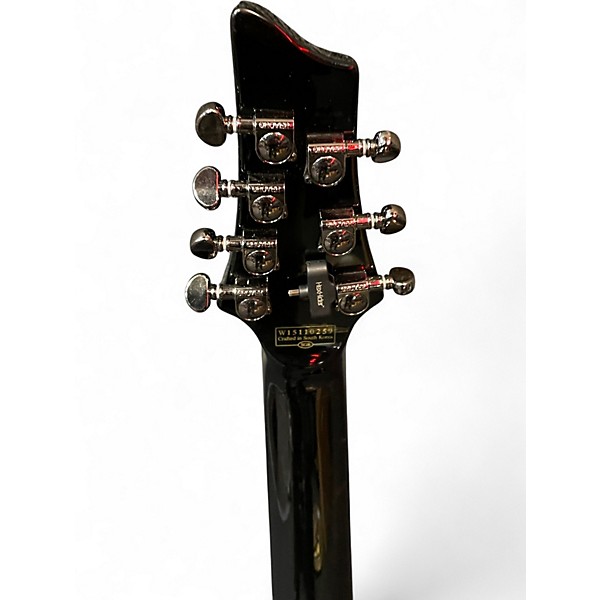 Used Schecter Guitar Research Hellraiser C-7 FR S Black Solid Body Electric Guitar