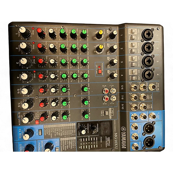 Used Yamaha MG10XU 10 Channel Mixer with Effects Unpowered Mixer