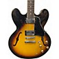 Used Epiphone ES355 2 Color Sunburst Hollow Body Electric Guitar