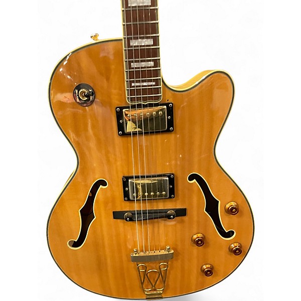 Used 2006 Epiphone Joe Pass Emperor II Natural Hollow Body Electric Guitar