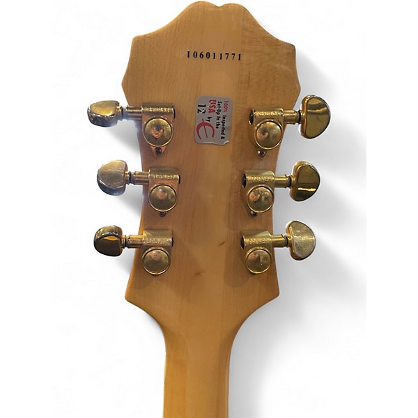 Used 2006 Epiphone Joe Pass Emperor II Natural Hollow Body Electric Guitar