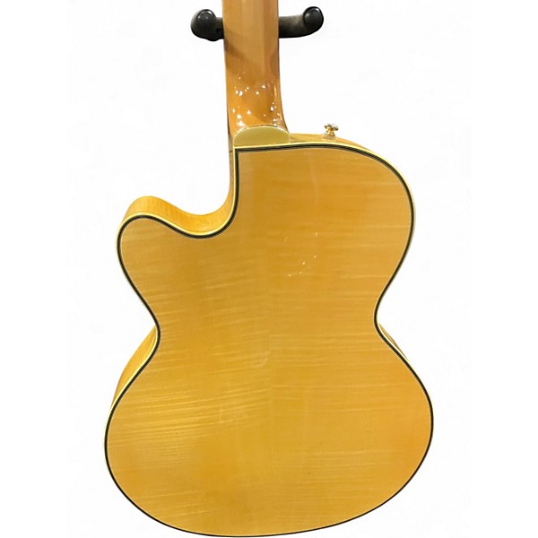 Used 2006 Epiphone Joe Pass Emperor II Natural Hollow Body Electric Guitar