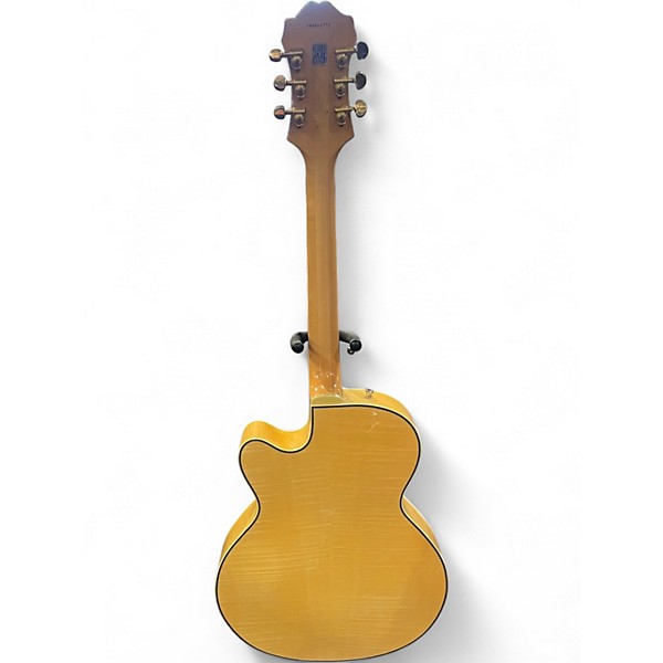 Used 2006 Epiphone Joe Pass Emperor II Natural Hollow Body Electric Guitar