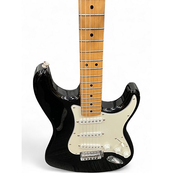 Used Fender Player Stratocaster Black Solid Body Electric Guitar