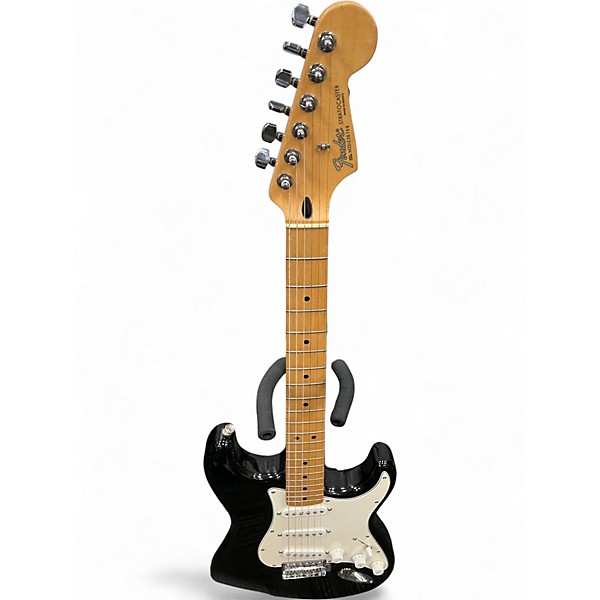 Used Fender Player Stratocaster Black Solid Body Electric Guitar