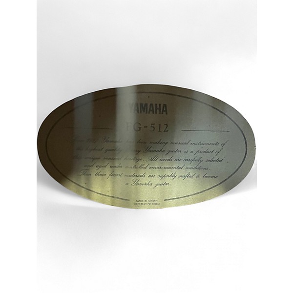 Used Yamaha FG512 NATURAL 12 String Acoustic Guitar