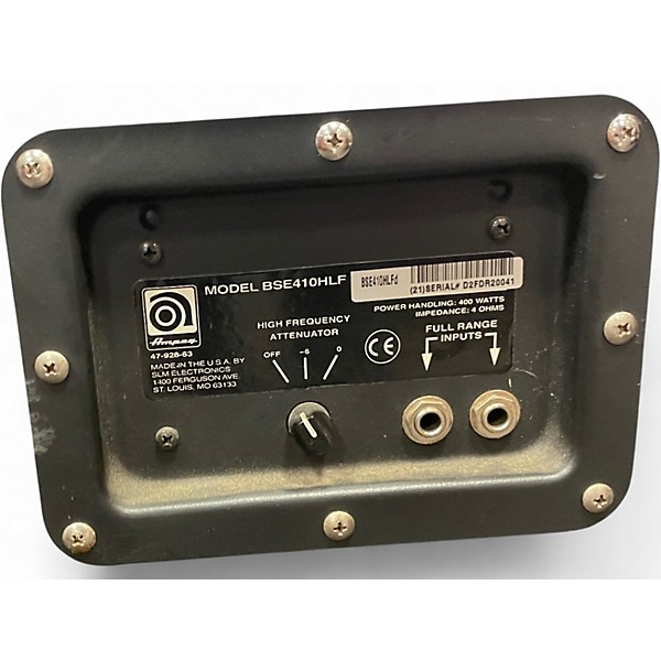 Used Ampeg BSE410HFLd Bass Cabinet