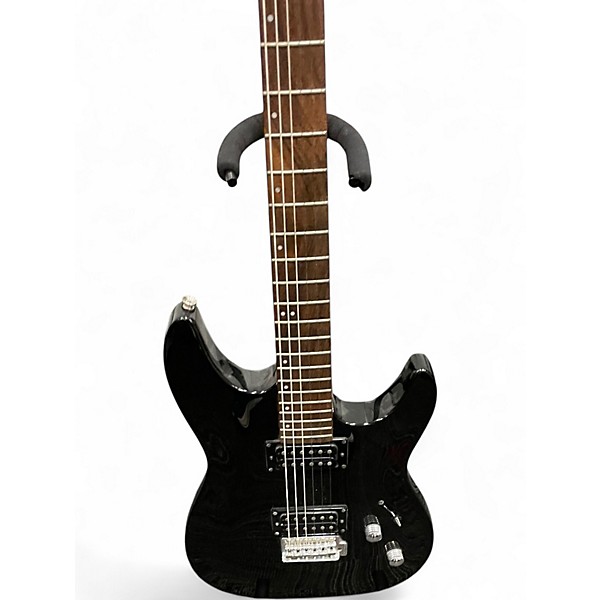 Used Laguna Stratocaster Black Solid Body Electric Guitar