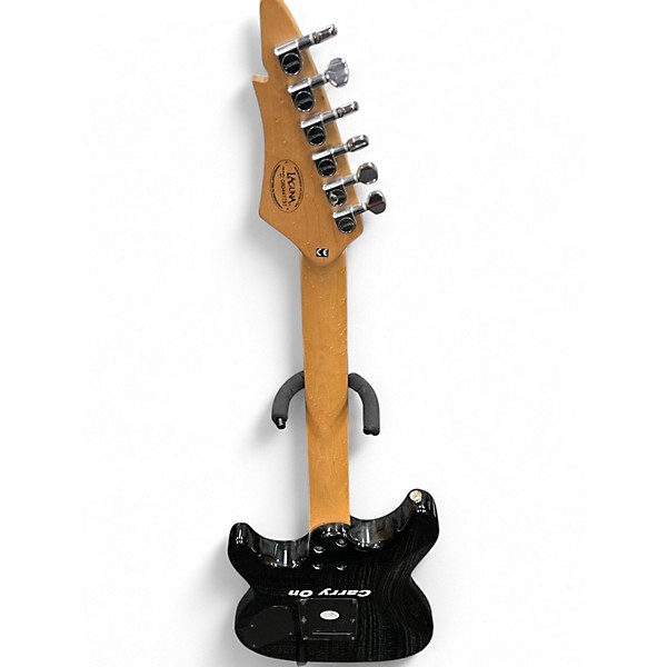 Used Laguna Stratocaster Black Solid Body Electric Guitar