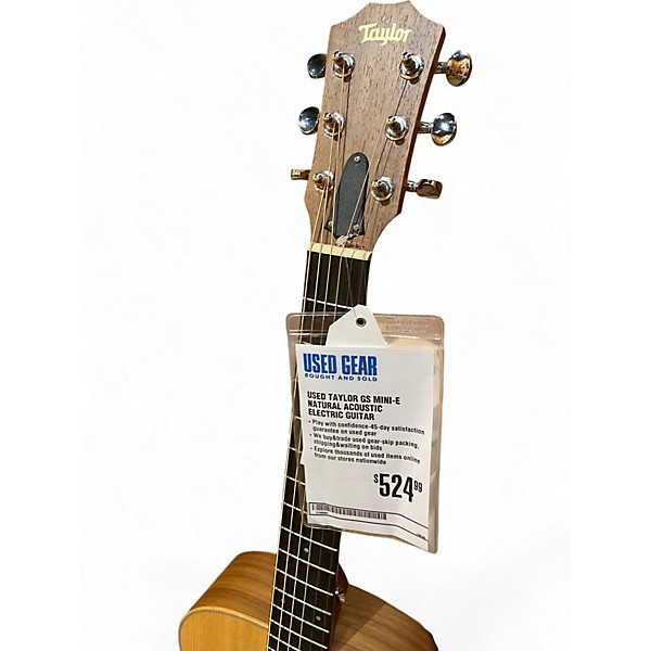 Used Taylor GS Mini-e Natural Acoustic Electric Guitar