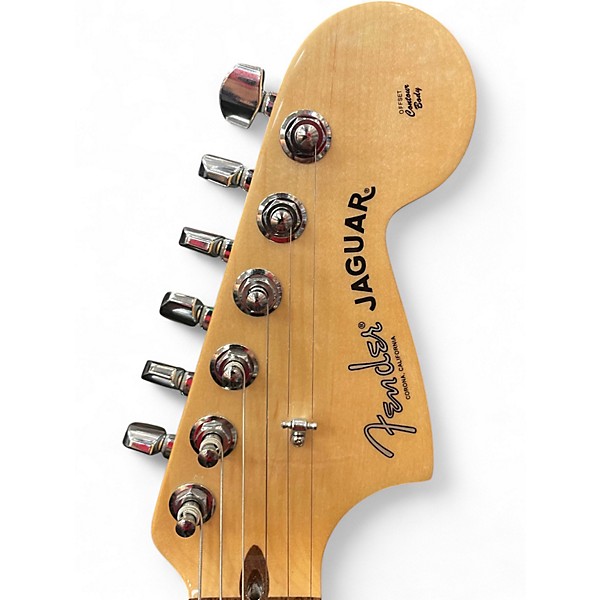 Used Fender American Professional Jaguar Candy Apple Red Solid Body Electric Guitar