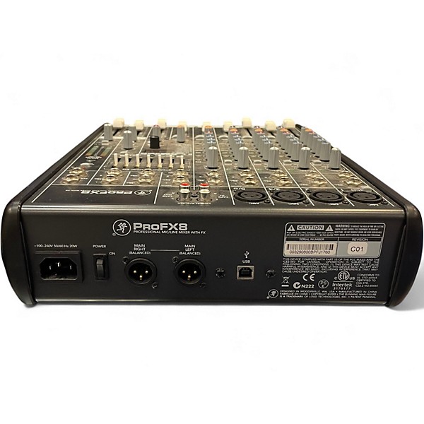 Used Mackie PROFX8 Unpowered Mixer