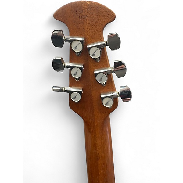 Used Ovatiomn G868 Black Onyx Acoustic Electric Guitar