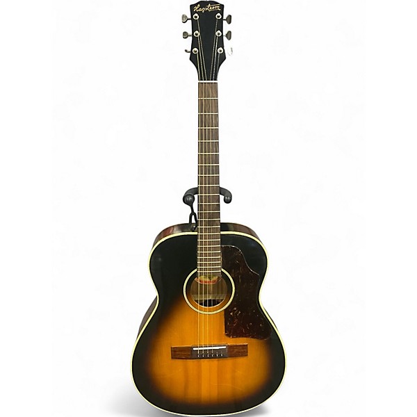 Vintage 1970s Hagstrom H-22 2 Color Sunburst Acoustic Guitar