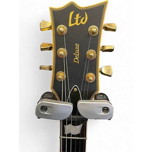 Used ESP EC1000 Deluxe Black Solid Body Electric Guitar