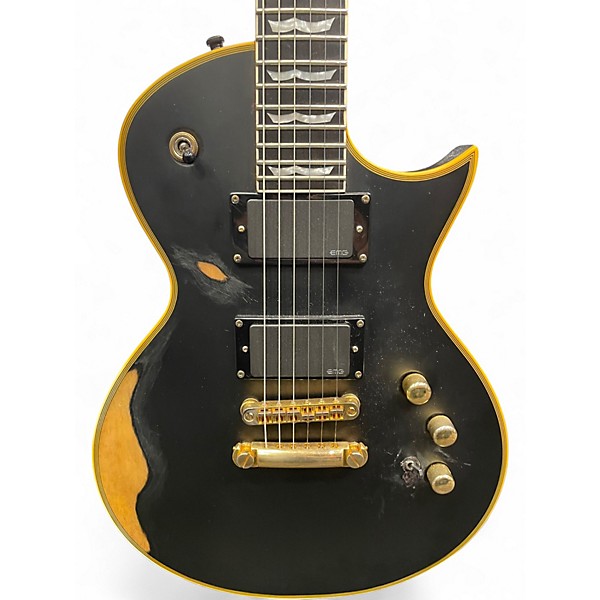 Used ESP EC1000 Deluxe Black Solid Body Electric Guitar