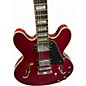 Used Giannini GSH-350 Candy Apple Red Metallic Hollow Body Electric Guitar