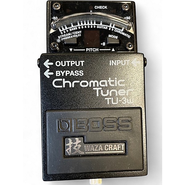 Used BOSS TU3W Waza Craft Chromatic Tuner Pedal